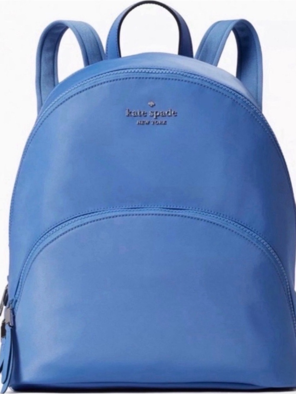 NWOT Kate Spade New York Karissa Nylon Large Cornflower Blue Zipper Backpack